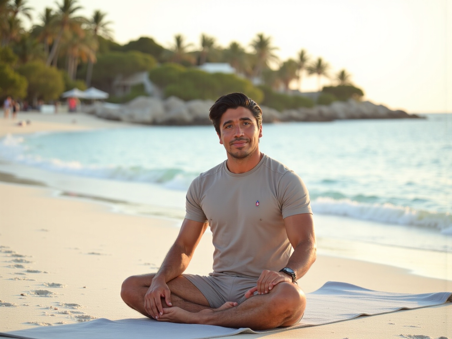 Genererad med Yoga On The Beach